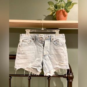 Agolde Micah denim cutoff shorts, size 27, in swapmeet
